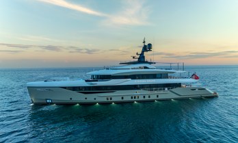 Superyacht charter ETERNAL SPARK at anchor 