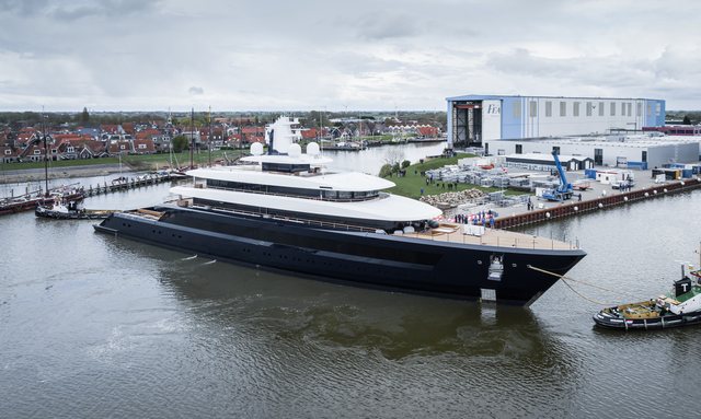 First Feadship Hybrid Electric Project 1012 embarks on sea trials