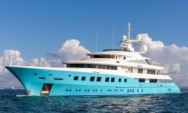 Motor yacht AXIOMA returns to Caribbean charter fleet following refit in Turkey