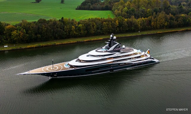 New 122m Lürssen superyacht charter KISMET embarks  on sea trials