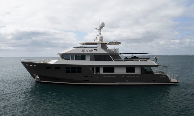 Relaunched motor yacht AKIKO opens bookings for South Pacific yacht charters