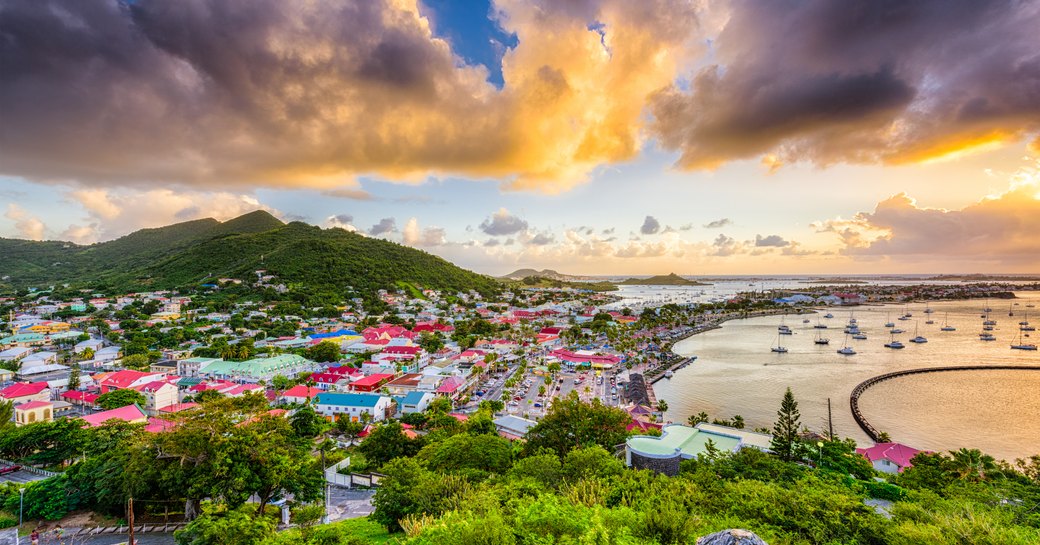 Port de Gustavia in St Barts, Caribbean