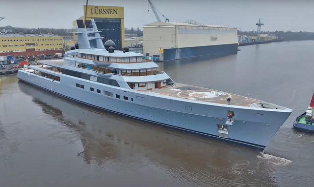 Video: Watch Lürssen launch 142m Project Ali Baba